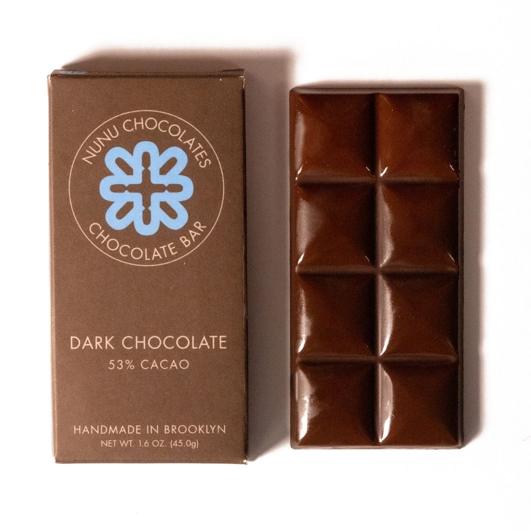 53% Dark Chocolate Bar, Vegan, Gluten Free