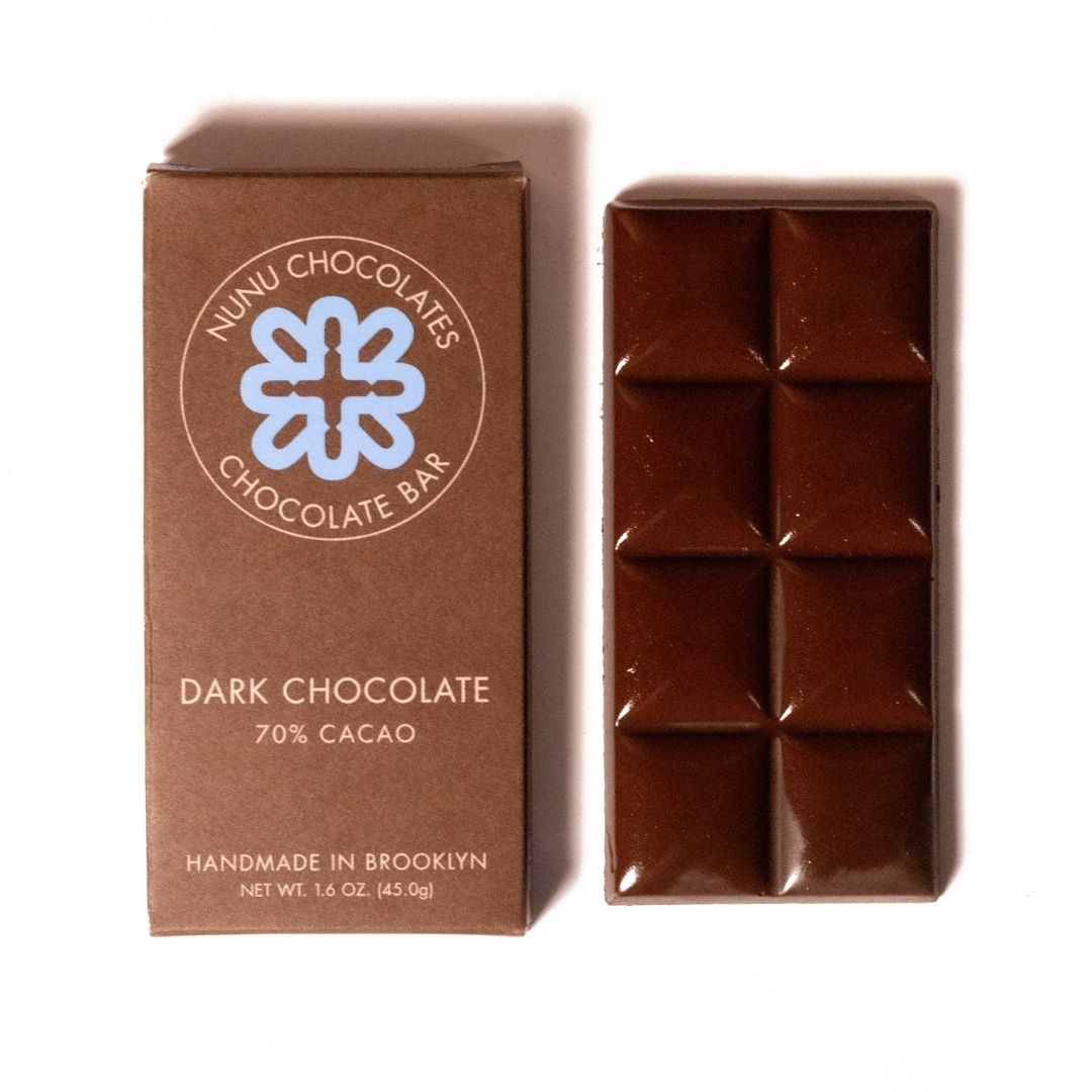 70% Dark Chocolate Bar, Vegan, Gluten Free