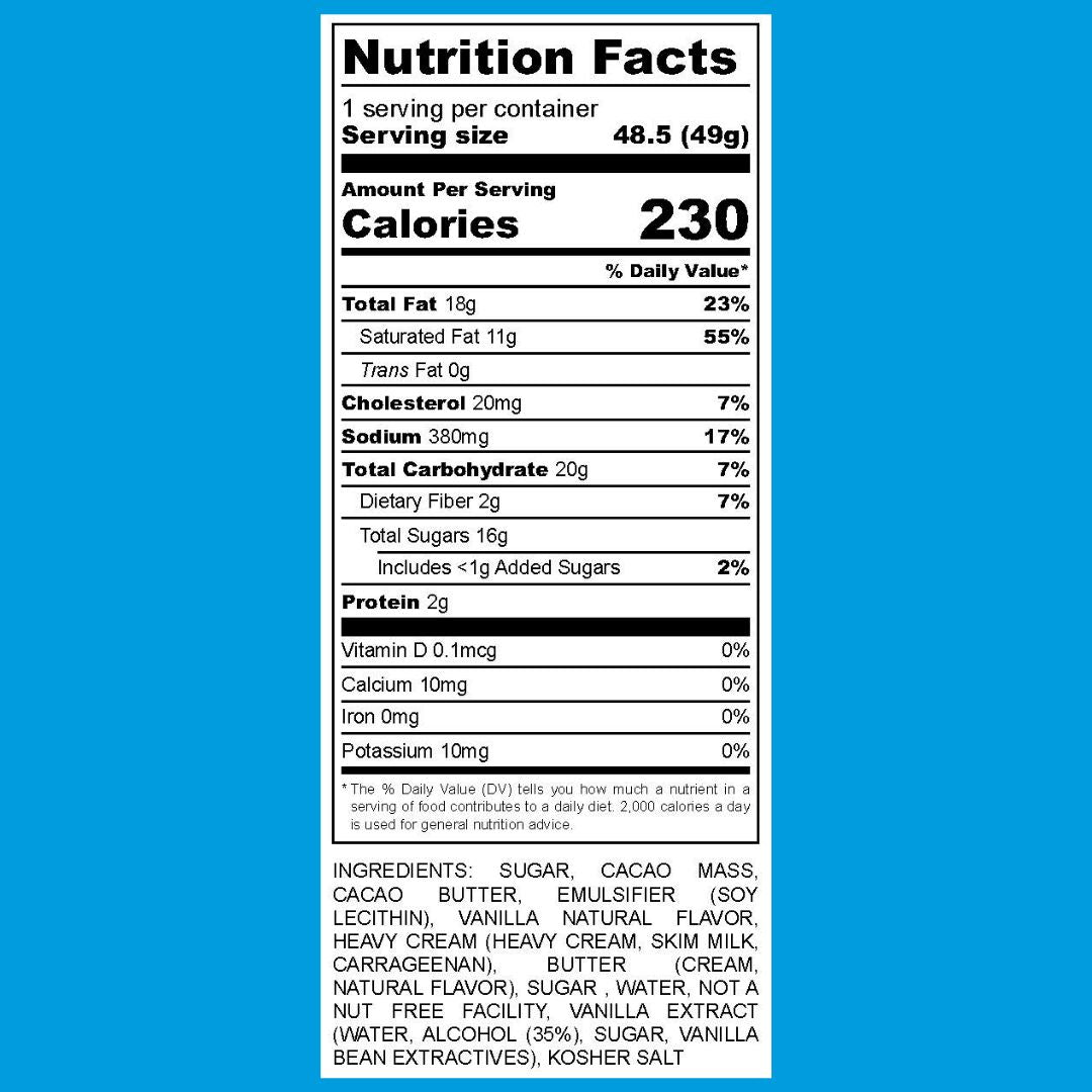 Soft Caramel Dark Chocolate Bar, Gluten Free