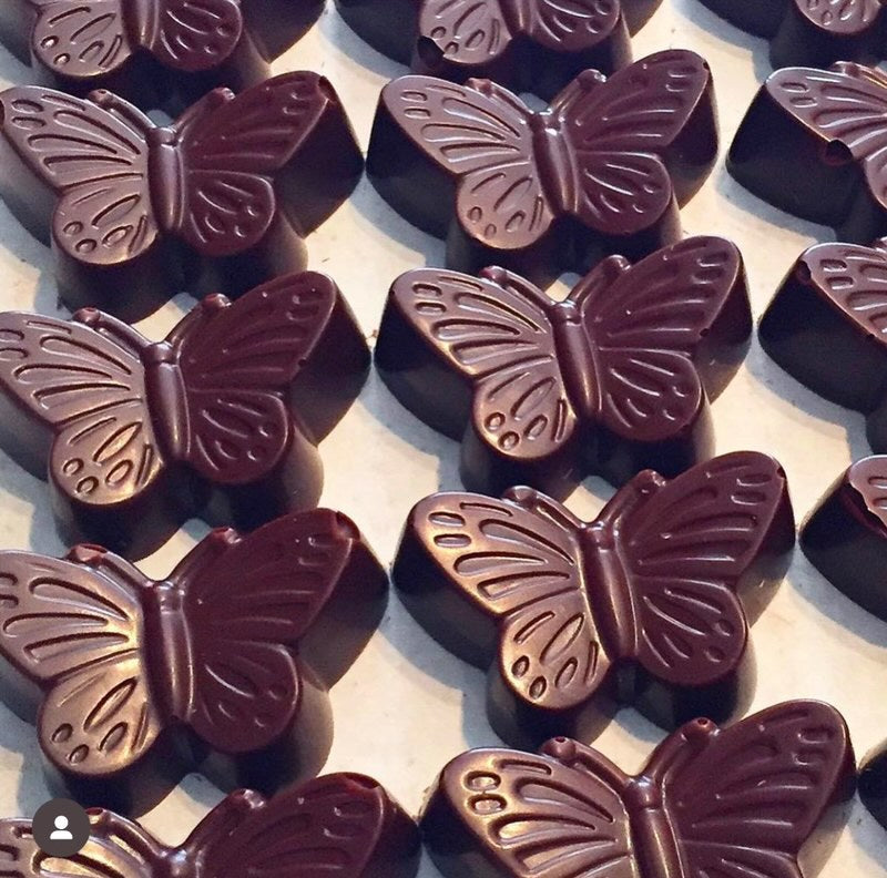 Golden Caramel Butterflies