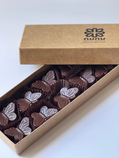 Golden Caramel Butterflies