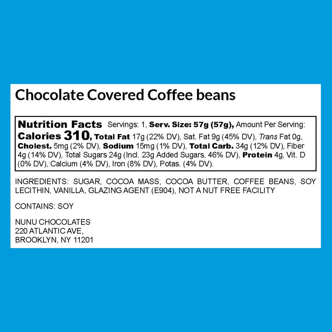 Chocolate Covered Espresso Beans, Gluten Free