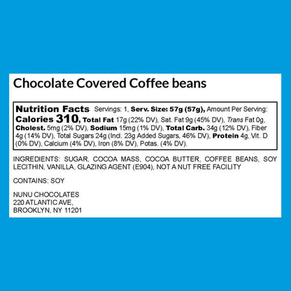 Chocolate Covered Espresso Beans, Gluten Free