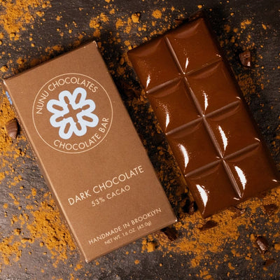 53% Dark Chocolate Bar, Vegan, Gluten Free