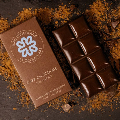 70% Dark Chocolate Bar, Vegan, Gluten Free