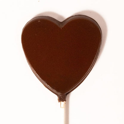 Heart Lollie, Dark Chocolate, Vegan, Gluten Free