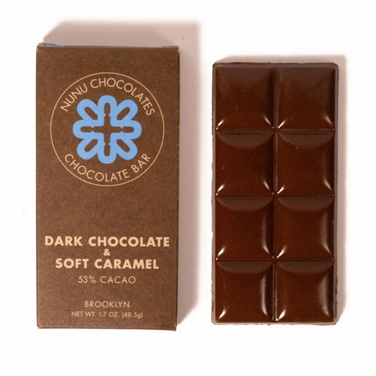 Soft Caramel Dark Chocolate Bar, Gluten Free