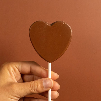 Heart Lollie, Milk Chocolate, Gluten Free