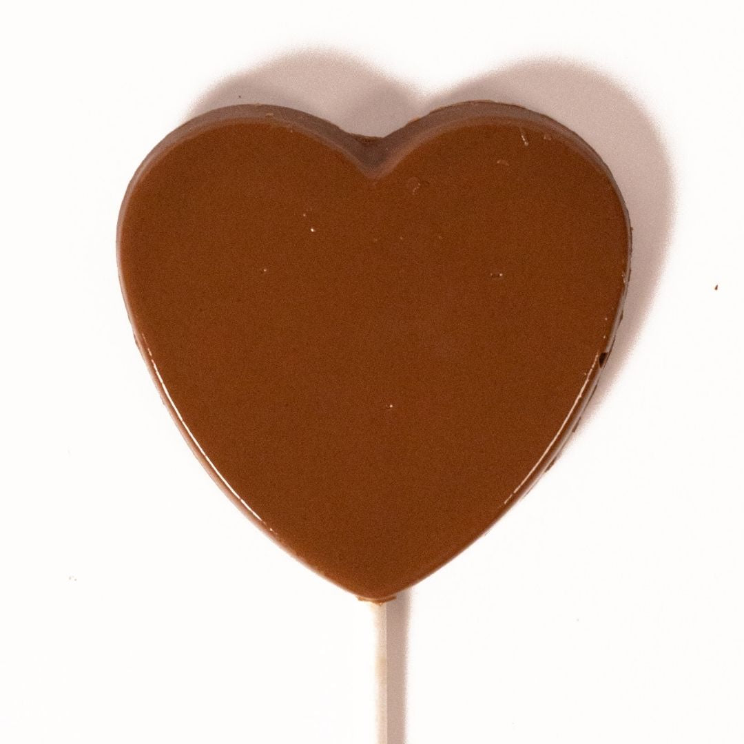 Heart Lollie, Milk Chocolate, Gluten Free